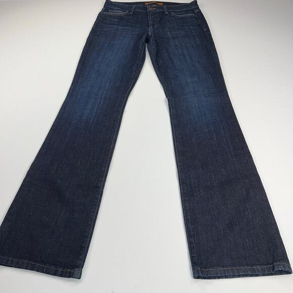 Joe’s Jeans Curvy Bootcut Dark Dixie Wash Mid Rise 35” Inseam Tall Size 30 - Picture 3 of 13
